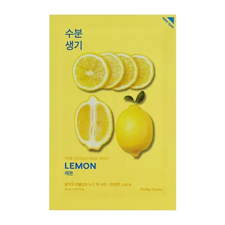 HOLIKA HOLIKA Маска тканевая тонизирующая Пьюр Эссенс, лимон / Pure Essence Mask Sheet Lemon 20 мл - 1