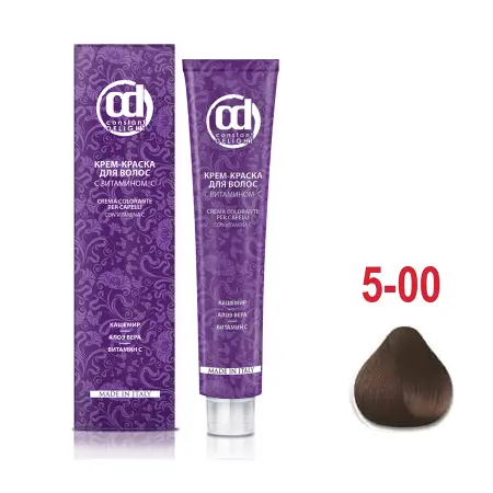 CONSTANT DELIGHT 5/00 краска с витамином С для волос, светло-коричневый натуральный экстра 100 мл - 2