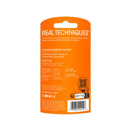 REAL TECHNIQUES Спонж для макияжа / Real Techniques Hyperbrights Miracle Complexion Sponge - 5