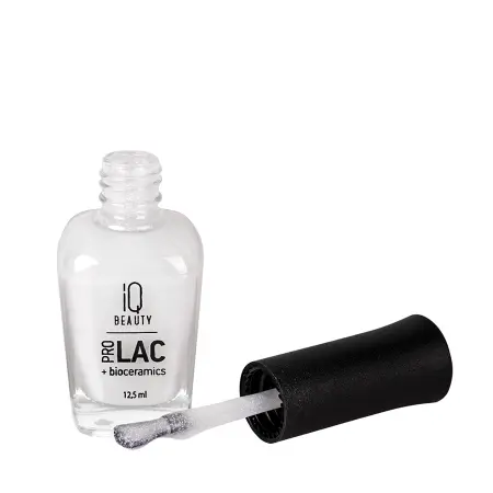 IQ BEAUTY 087 лак профессиональный укрепляющий для ногтей с биокерамикой / Nail polish PROLAC+bioceramics 12,5 мл - 4