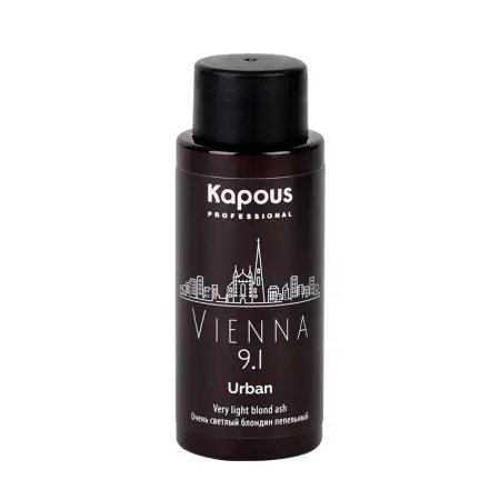 KAPOUS 9.1 краситель жидкий полуперманентный для волос, Вена / LC Urban 60 мл - 2