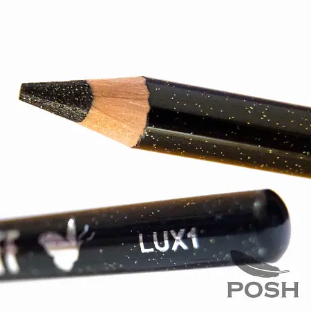 POSH Карандаш для век, LUXE 1 черный, мерцающий эффект / LIli Guaf 10 гр - 2