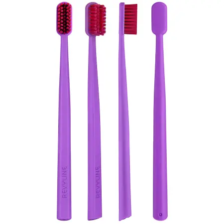 REVYLINE Щётка зубная, фиолетовая c фиолетовой щетиной / SM6000 Ortho - 3