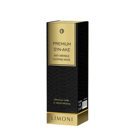 LIMONI Маска антивозрастная ночная со змеиным ядом для лица / Premium Syn-Ake Anti-Wrinkle Sleeping Mask 25 мл - 3