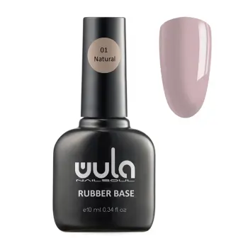 База каучуковая камуфлирующая, 01 натуральный / Wula Nailsoul 10 мл