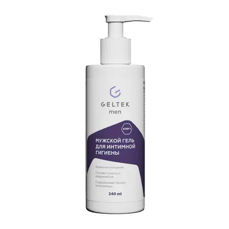 ГЕЛЬТЕК Гель мужской для интимной гигиены / Geltek Men 240 мл - 1