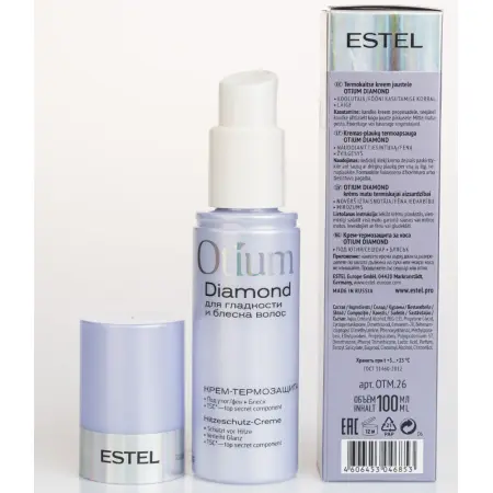 ESTEL PROFESSIONAL Крем-термозащита для волос / OTIUM DIAMOND 100 мл - 4