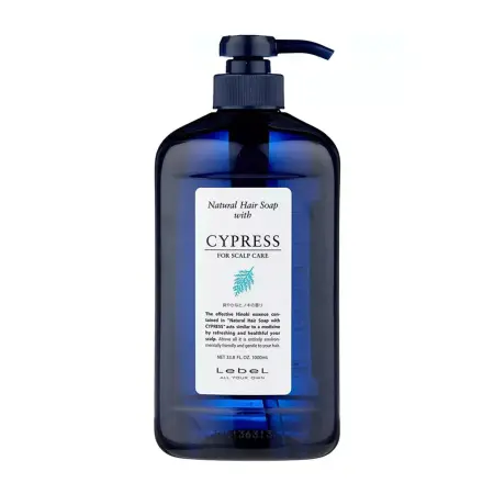LEBEL Шампунь для волос, для мужчин / CYPRESS 1000 мл - 1