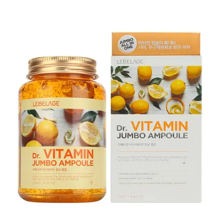 LEBELAGE Сыворотка ампульная для сияни кожи лица с витаминами / Lebelage Dr.Vitamin Jumbo 250 мл - 2