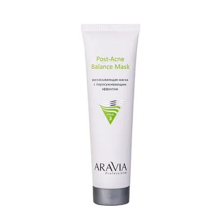 ARAVIA Professional Маска рассасывающая для лица с поросуживающим эффектом для жирной и проблемной кожи / Post-Acne Balance Mask 100 мл - 1