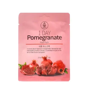 Маска тканевая с экстрактом граната / Med B 1 Day Pomegranate Mask Pack 27 мл