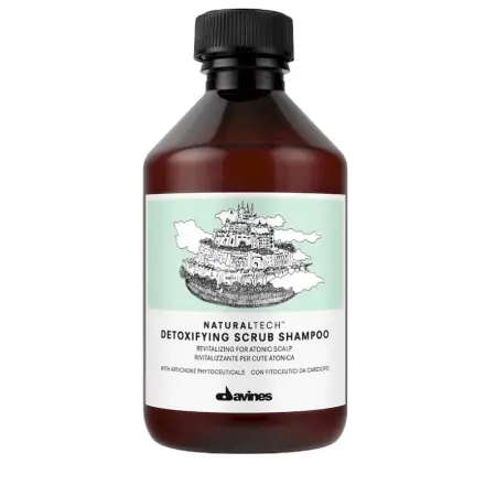 DAVINES SPA Шампунь-скраб детоксирующий / Detoxyfing NATURAL TECH 250 мл - 1