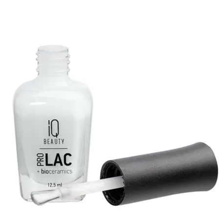IQ BEAUTY 044 лак профессиональный укрепляющий для ногтей с биокерамикой / Nail polish PROLAC+bioceramics 12,5 мл - 3