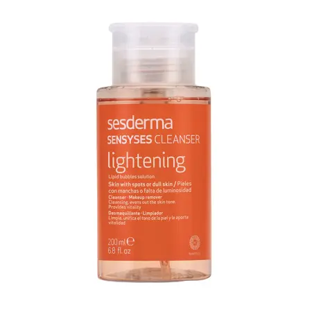 SESDERMA Лосьон липосомальный для снятия макияжа, для кожи с пигментными пятнами / SENSYSES Cleanser LIGHTENING 200 мл - 1