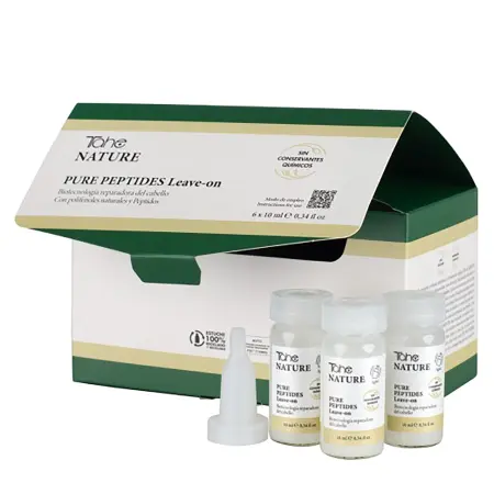 TAHE Сыворотка с пептидами против ломкости волос / NATURE-PURE PEPTIDES LEAVE-ON 6*10 мл - 2