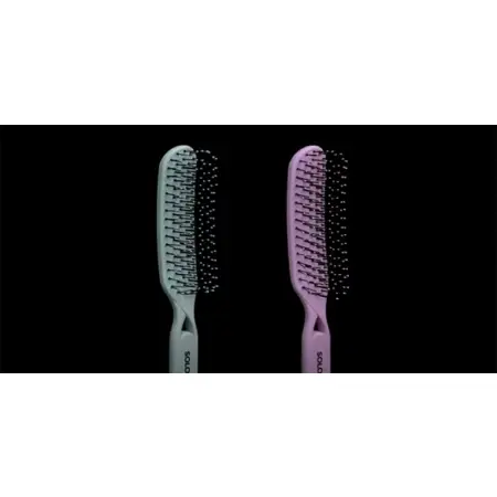 SOLOMEYA Расческа для распутывания волос, пастельно-сиреневая / Detangler Hairbrush for Wet & Dry Hair Pastel Lilac - 3