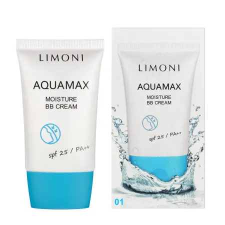 LIMONI Крем для лица увлажняющий, тон №1 / Aquamax Moisture BB Cream 40 мл - 2