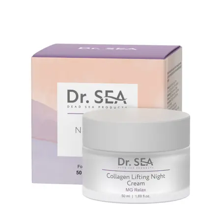 DR. SEA Крем-лифтинг ночной коллагеновый с комплексом Mg Relax / Dr.Sea 50 мл - 2