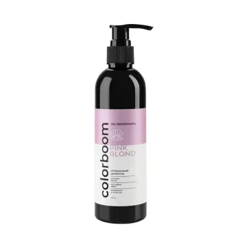 Шампунь оттеночный для розового блонда с дозатором / Color Boom Pink Blond 250 мл