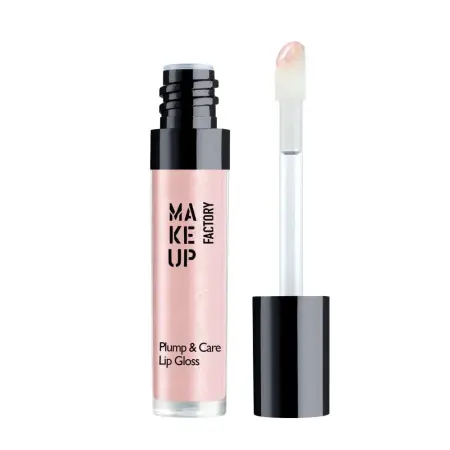 MAKE UP FACTORY Блеск для губ, 10 сладкий сироп / Plump & Care Gloss 4 мл - 2