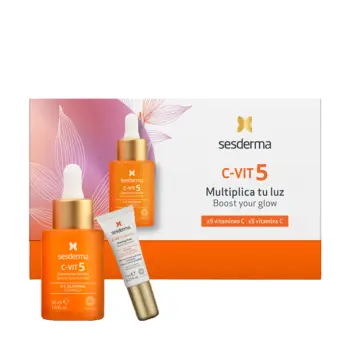 Набор для лица (cыворотка 30 мл + флюид 10 мл) C-VIT 5