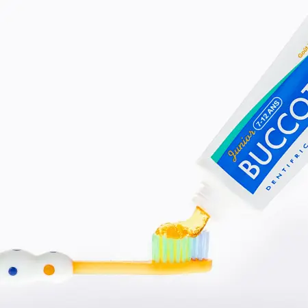 BUCCOTHERM Паста зубная для детей 7 - 12 лет, вкус персиковый чай с термальной родниковой водой / BUCCOTHERM 50 мл - 4