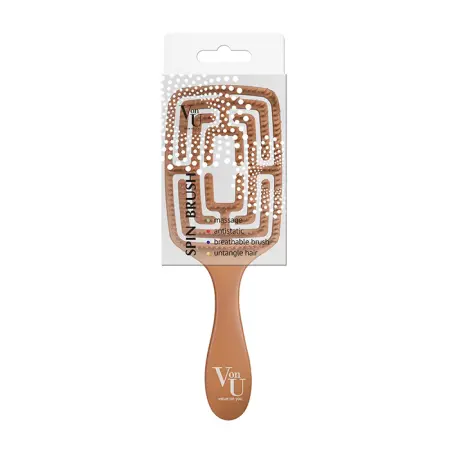 VON-U Расческа для волос, золотая / Spin Brush Gold - 4