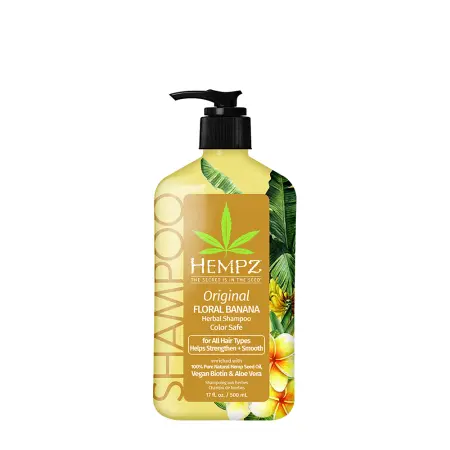 HEMPZ Шампунь оригинальный для увлажнения поврежденных волос / Original Herbal Shampoo For Damaged & Color Treated Hair 500 мл - 1