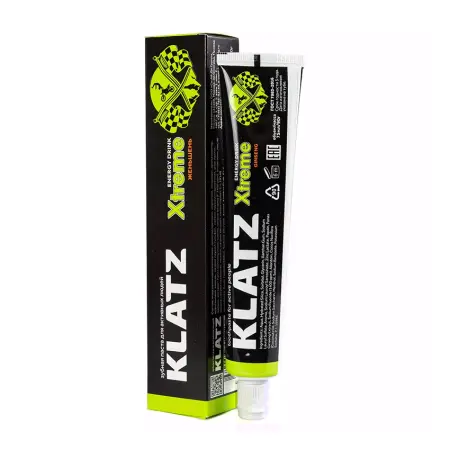 KLATZ Паста зубная для активных людей Женьшень / X-treme Energy drink 75 мл - 3