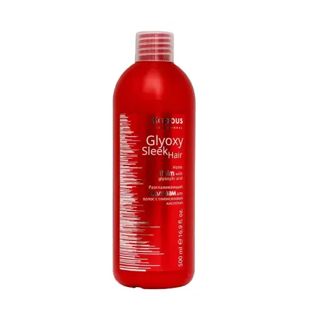 KAPOUS Бальзам разглаживающий с глиоксиловой кислотой / GlyoxySleek Hair 500 мл - 1