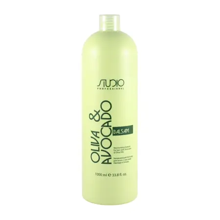 KAPOUS Бальзам увлажняющий для волос с маслами авокадо и оливы / Olive and Avocado 1000 мл - 1