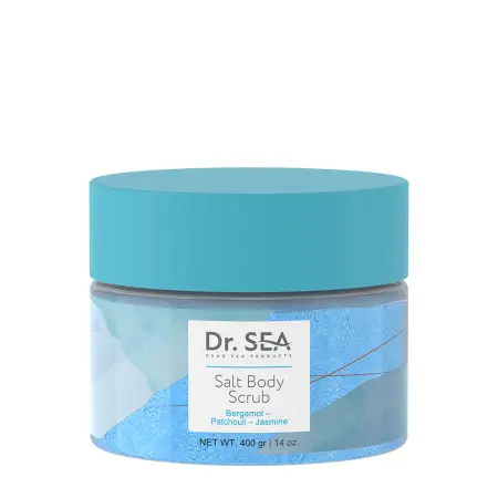 DR. SEA Скраб солевой для тела бергамот - пачули - жасмин / Dr.Sea 400 гр - 1