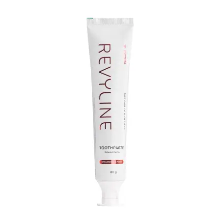 REVYLINE Паста зубная без фтора, клубника и персик / Crystal 80 гр - 1