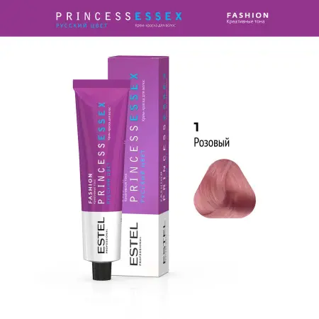 ESTEL PROFESSIONAL 1 краска для волос, розовый / ESSEX Princess Fashion 60 мл - 2