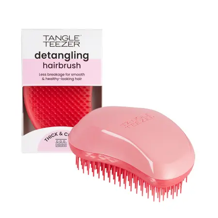 TANGLE TEEZER Расческа для волос / Thick & Curly Pink Punch - 4