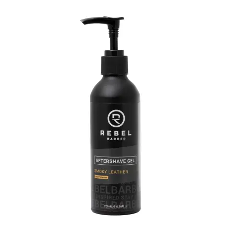 REBEL BARBER Гель премиальный после бритья / Smoky Leather 200 мл - 1