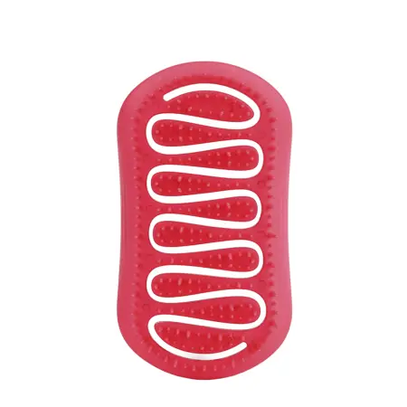 SOLOMEYA Расческа для сухих и влажных волос с ароматом клубники мини / Aroma Brush for Wet&Dry hair Strawberry mini - 1
