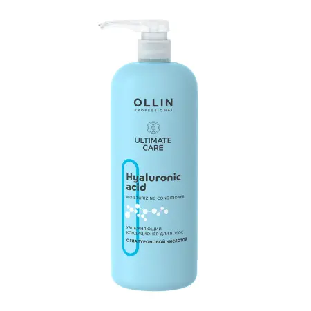 OLLIN PROFESSIONAL Кондиционер увлажняющий с гиалуроновой кислотой / Ultimate Care 1000 мл - 1