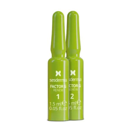 SESDERMA Средство биостимулирующее для лица, в ампулах / FACTOR G RENEW Biostimulating ampoules 7*1,5 мл - 2