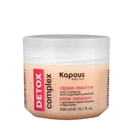 KAPOUS Крем-парафин с маслами семян клюквы и брусники / Body Care DETOX complex 300 мл - 1