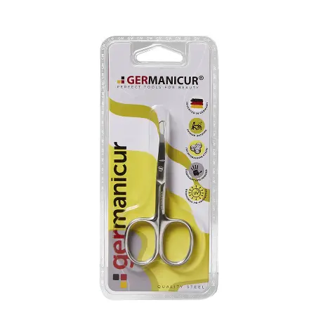 GERMANICUR Ножницы прямые безопасные для ногтей / GERMANICUR - 4