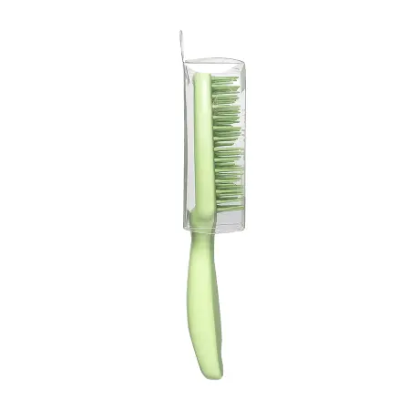 SOLOMEYA Расческа вентилируемая для волос, зеленая / Vented Hair Brush Green - 5