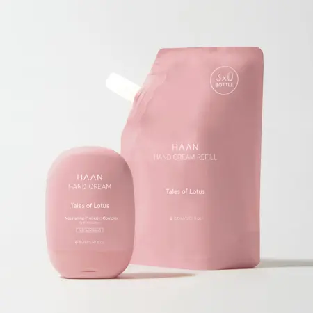 HAAN Крем для рук с пребиотиками быстро впитывающийся Сказочный лотос / HAND CREAM TALES OF LOTUS 50 мл - 2