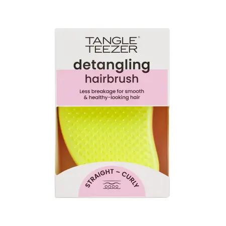 TANGLE TEEZER Расческа для волос / The Original Salmon Pink & Hyper Yellow - 11