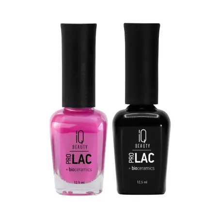 IQ BEAUTY 019 лак для ногтей укрепляющий с биокерамикой / Nail polish PROLAC + bioceramics 12.5 мл - 4