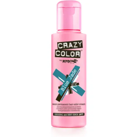 CRAZY COLOR Краска для волос, нефрит / Crazy Color Blue Jade 100 мл - 2