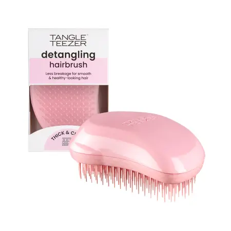TANGLE TEEZER Расческа для волос / Thick & Curly Dusky Pink - 9
