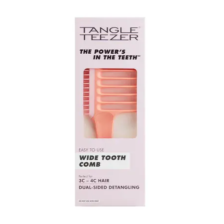 TANGLE TEEZER Расческа-гребень для волос / Wide Tooth Comb Mango Pink - 3