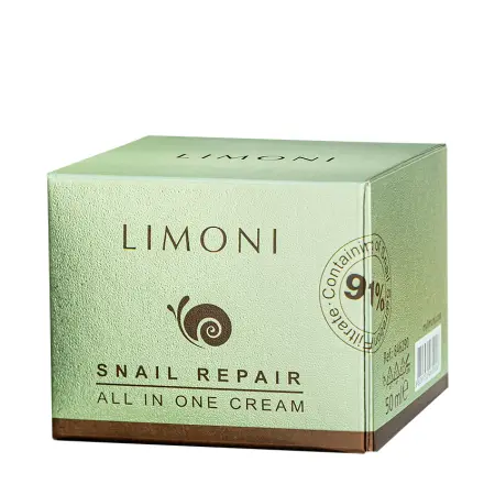 LIMONI Крем восстанавливающий для лица с экстрактом секреции улитки / Snail Repair All In One Cream 50 мл - 3