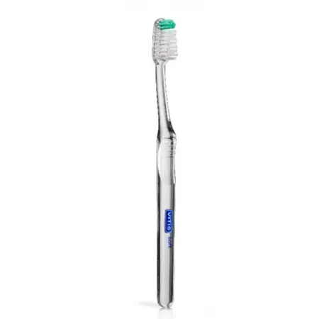 DENTAID Щётка зубная в твердой упаковке Vitis Soft/souple + Зубная паста Vitis Whitening 15 мл - 7